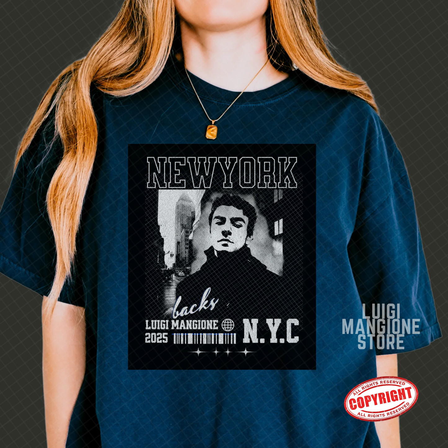 T-shirt Luigi Mangione - T-shirt unisex Premium Comfort Colors
