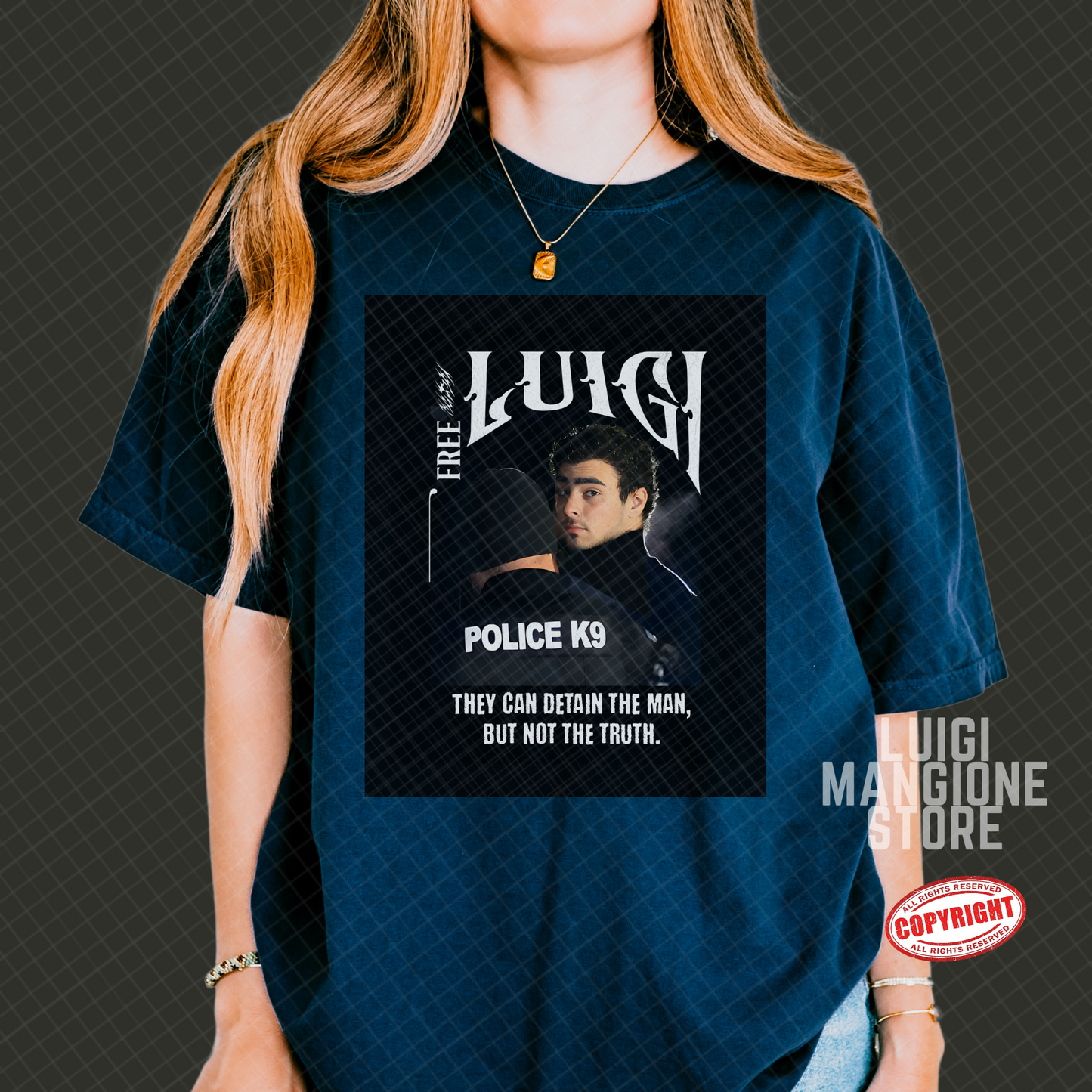 T-shirt Luigi Mangione - T-shirt unisex Premium Comfort Colors