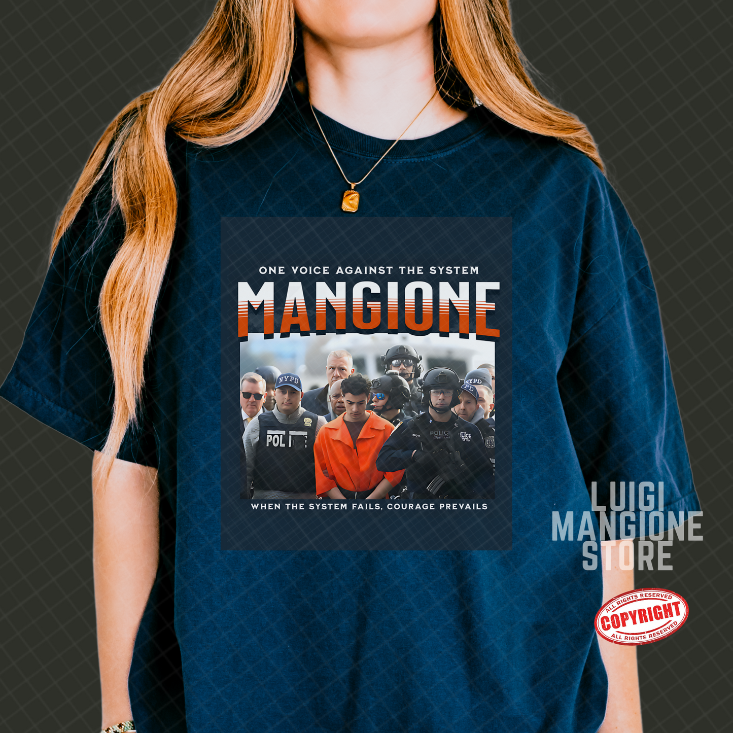 T-shirt Luigi Mangione - T-shirt unisex Premium Comfort Colors