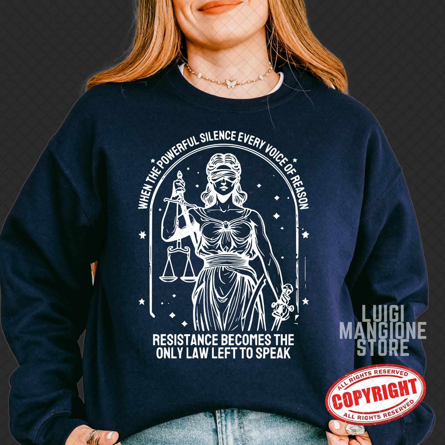 Felpa Lady Justice