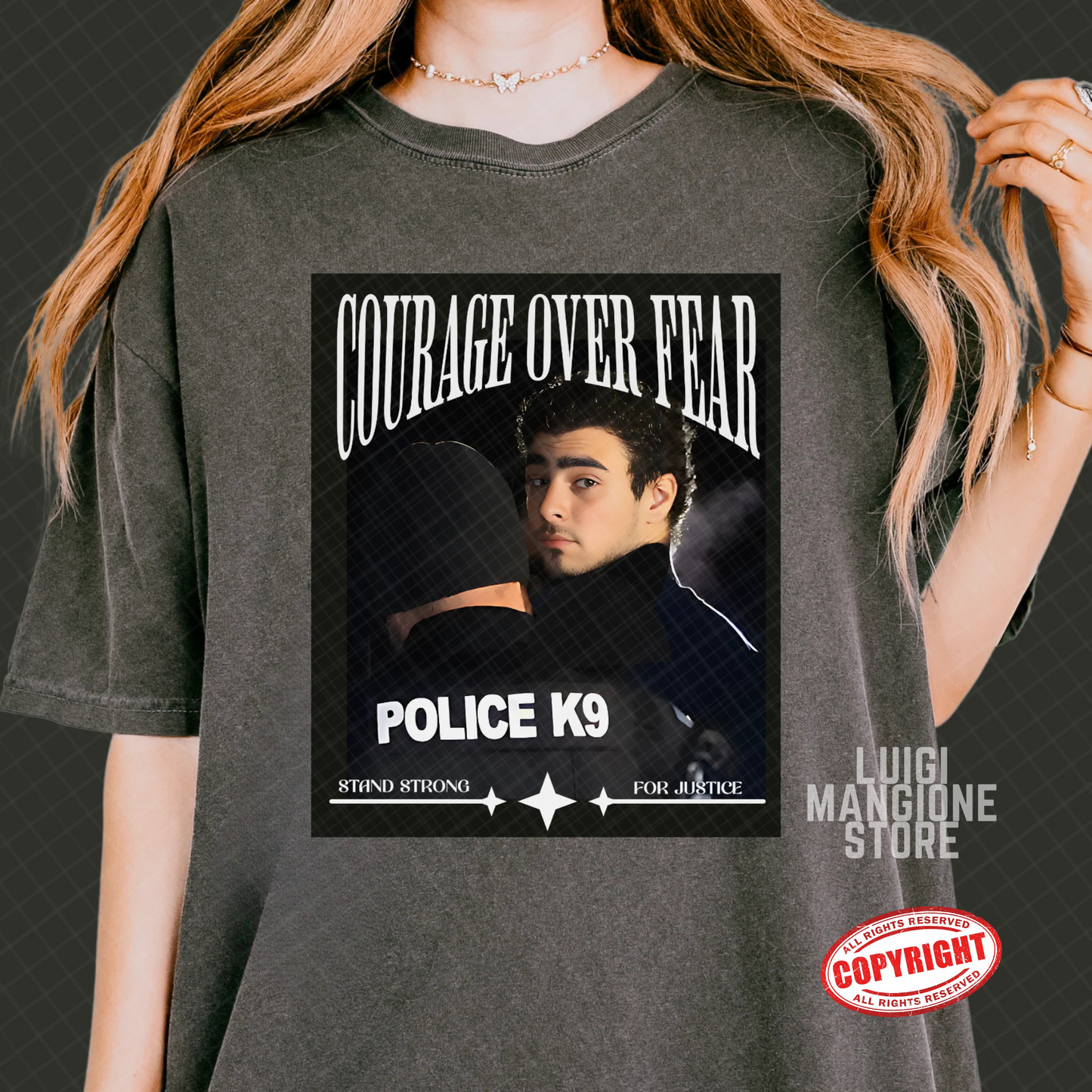 T-shirt Luigi Mangione - T-shirt unisex Premium Comfort Colors