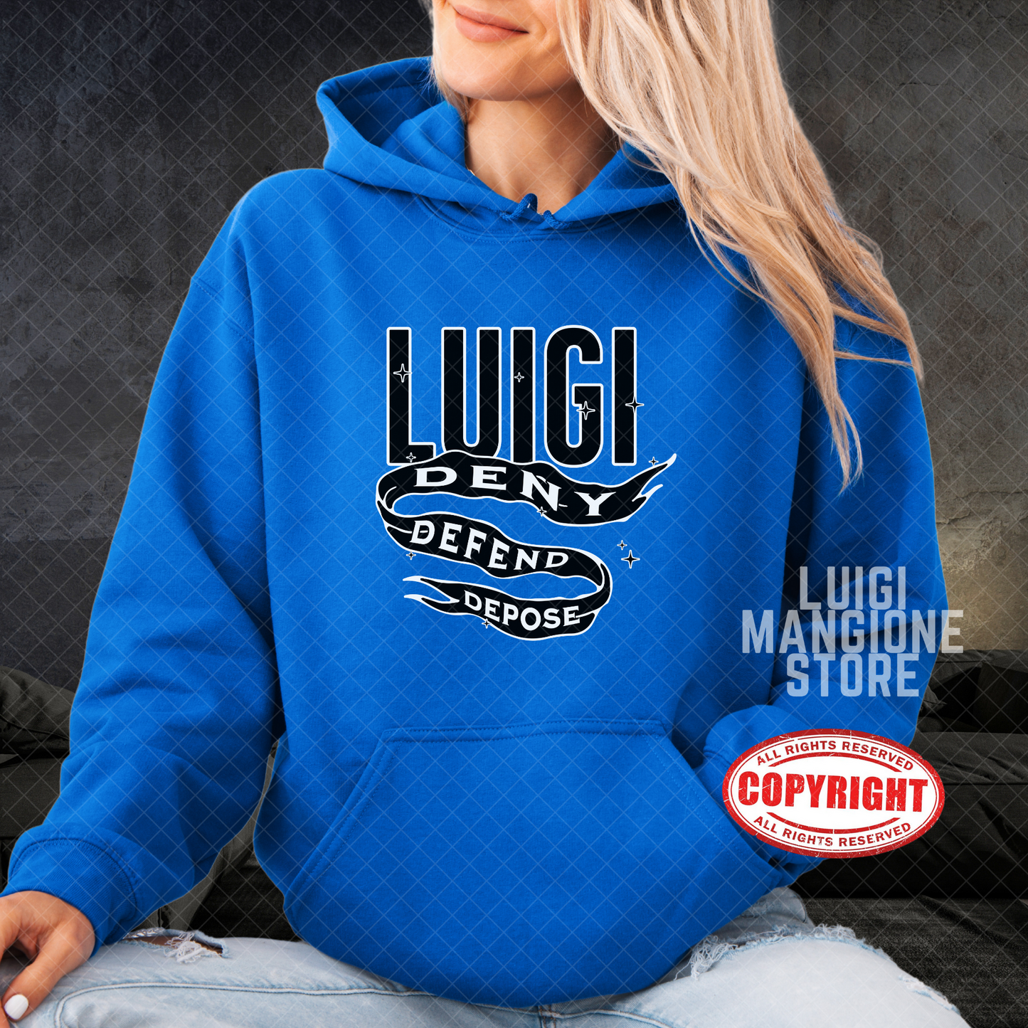 Felpa con cappuccio Luigi Mangione