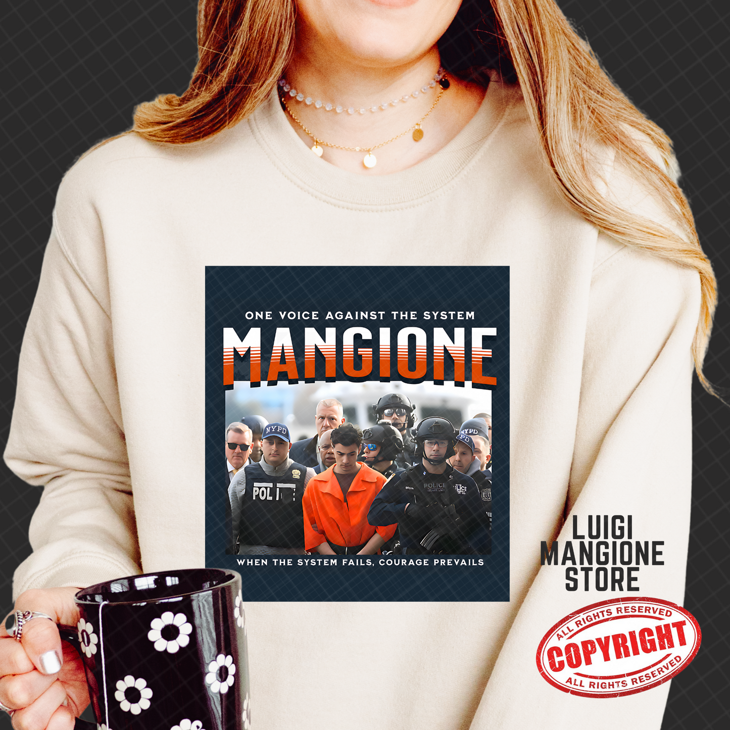 Felpa Luigi Mangione