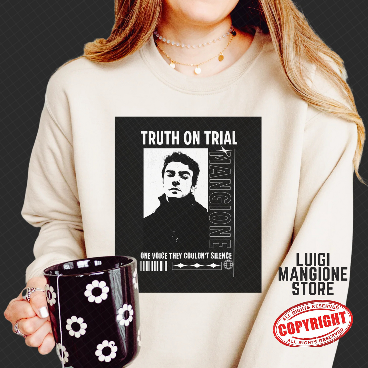 Sweat-shirt Luigi Mangione