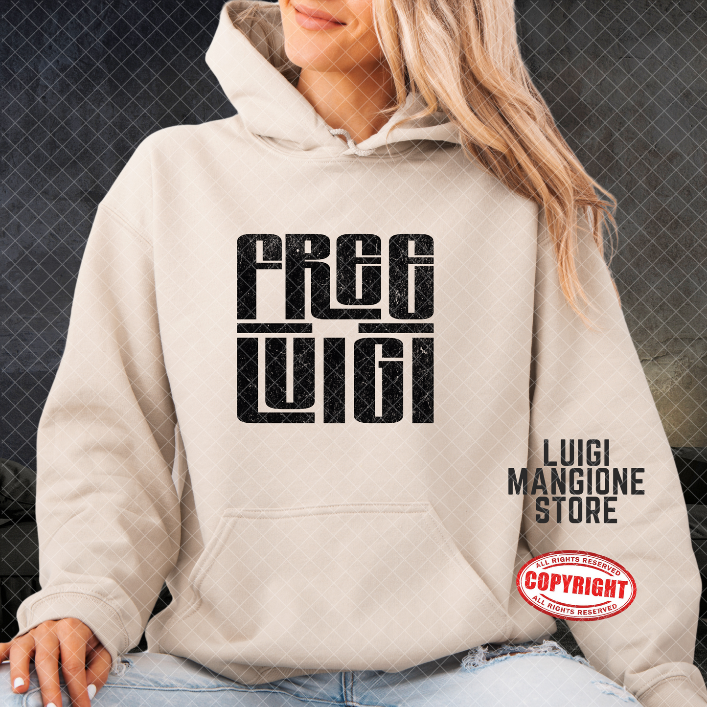 Sudadera con capucha de Luigi Mangione