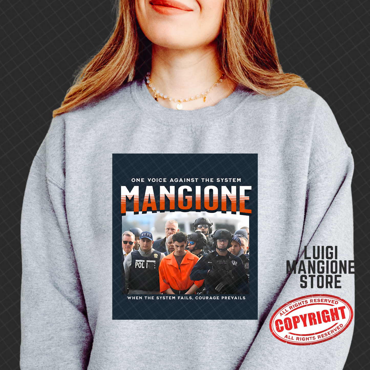 Felpa Luigi Mangione