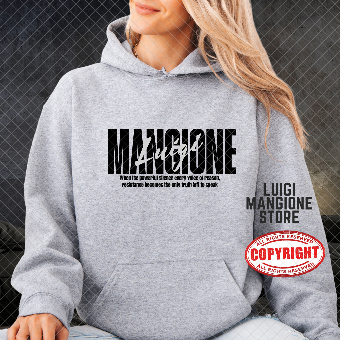 Sweat à capuche Luigi Mangione