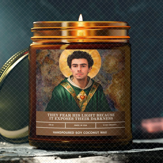 Saint Luigi Candle - Scented Soy Coconut Candle