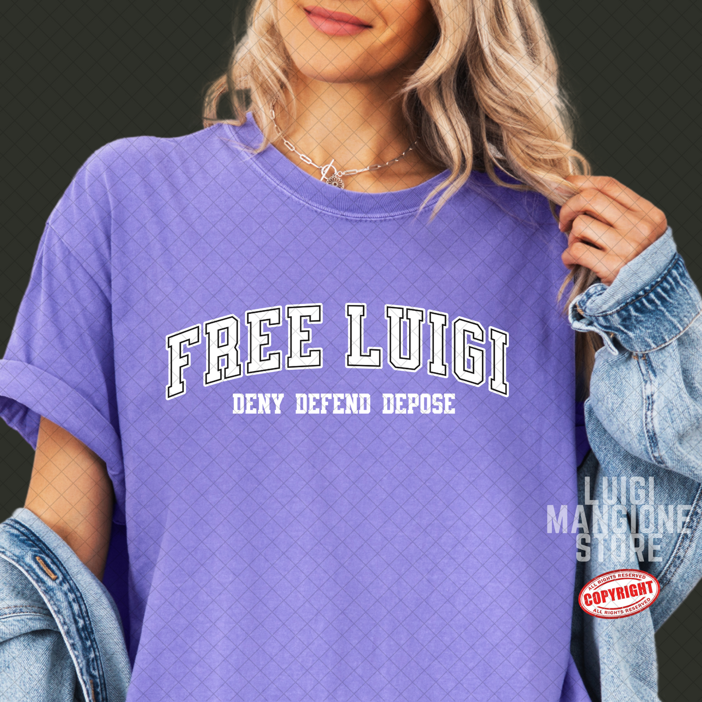 T-shirt Luigi Mangione - T-shirt unisex Premium Comfort Colors