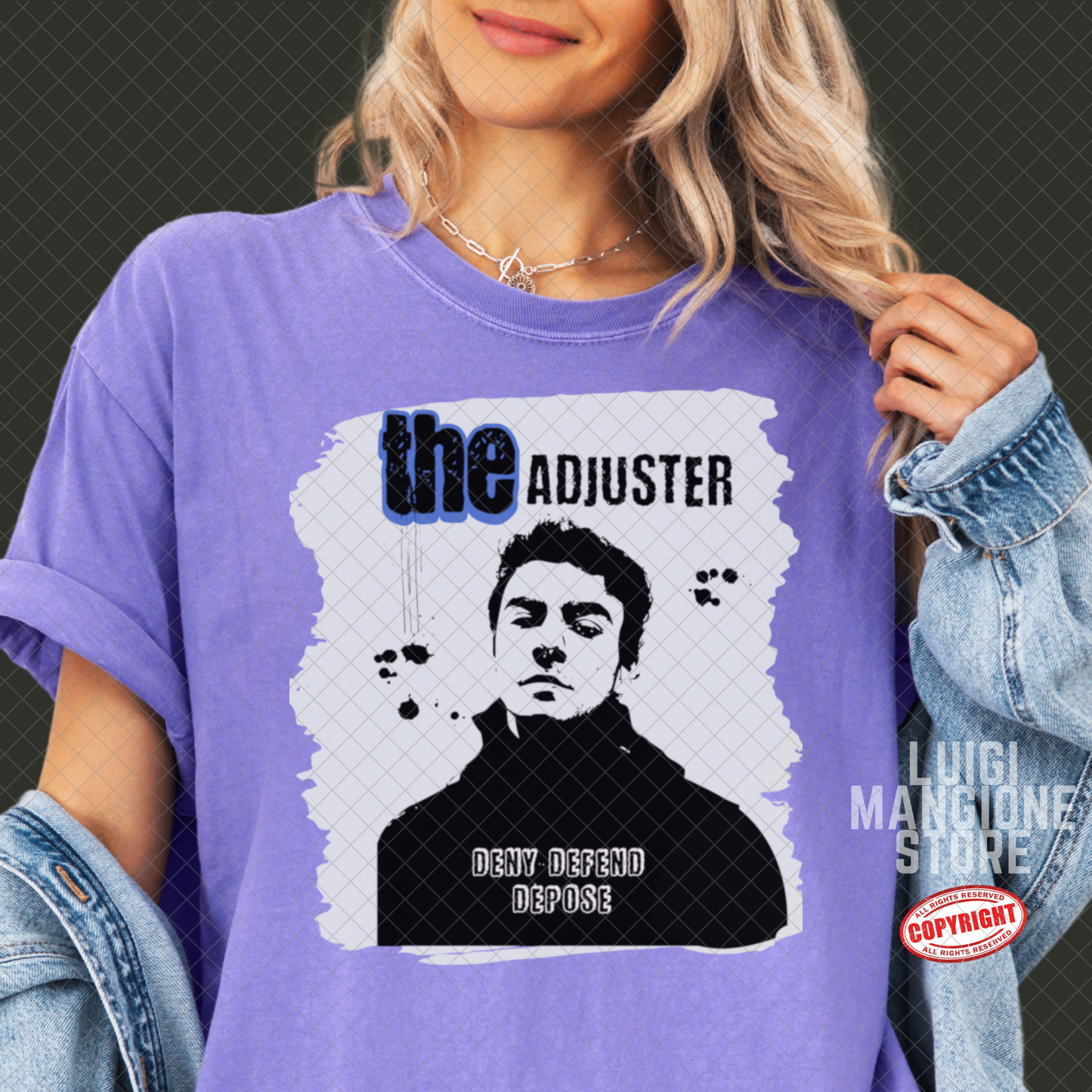 T-shirt Luigi Mangione - T-shirt unisex Comfort Colors