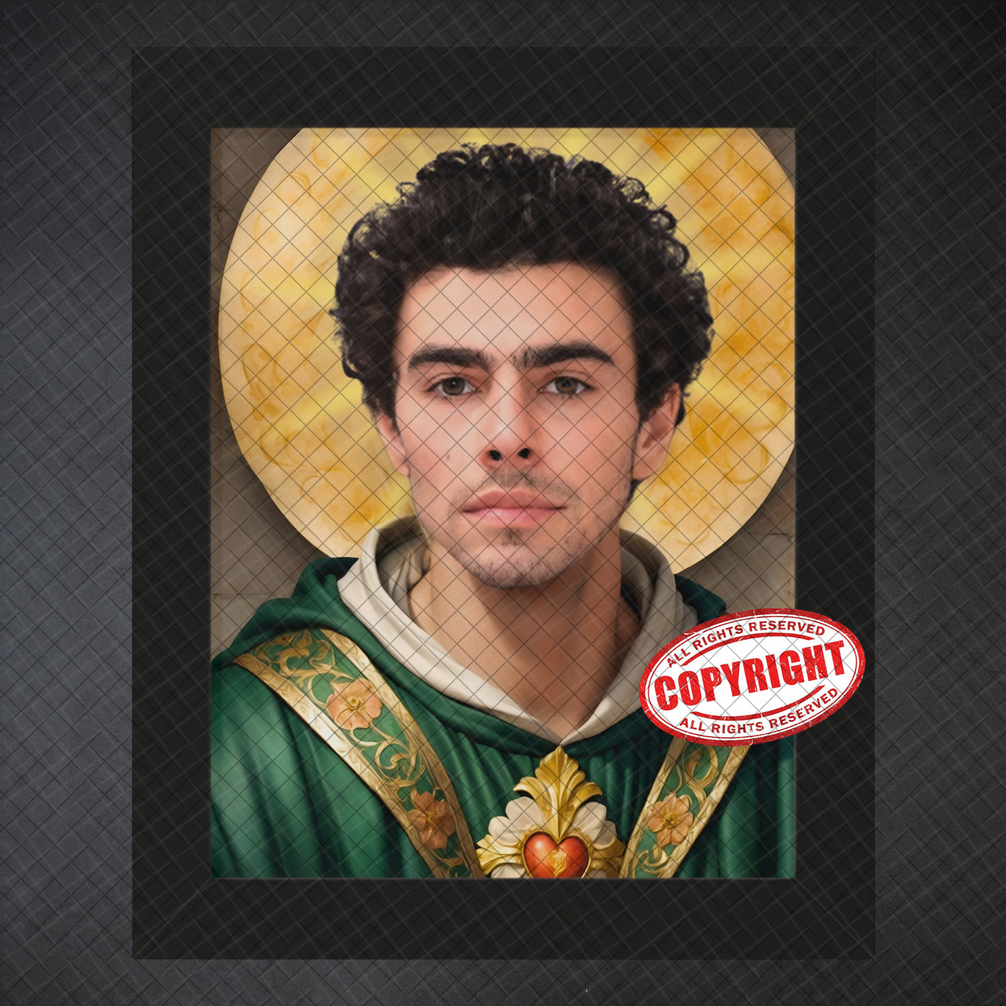 Luigi Mangione Poster - Saint Luigi Framed Poster