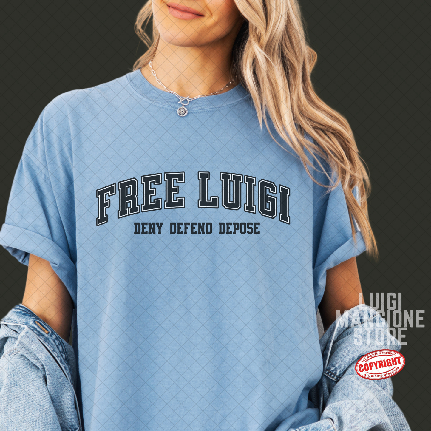 T-shirt Luigi Mangione - T-shirt unisex Premium Comfort Colors