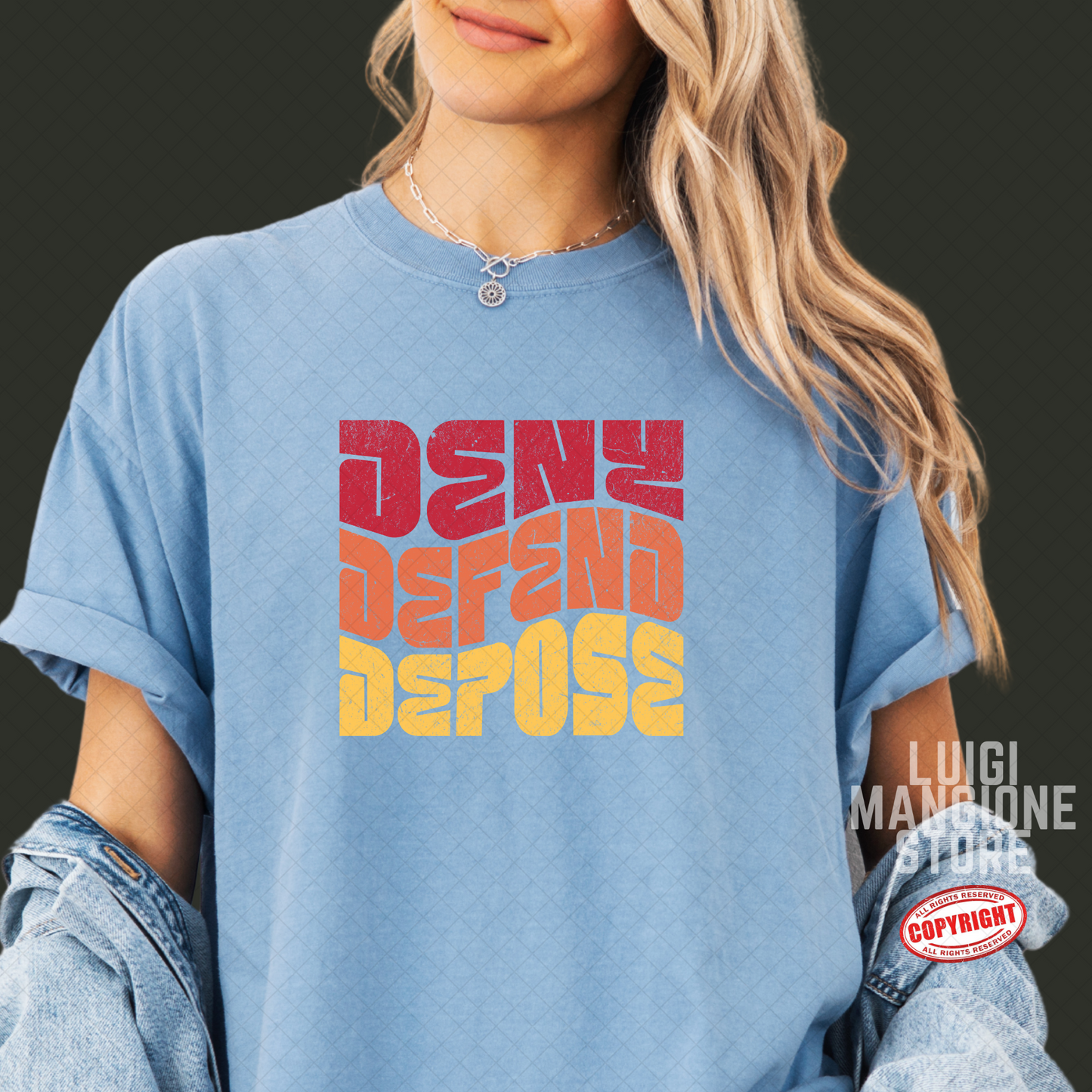 T-shirt Luigi Mangione - T-shirt unisex Premium Comfort Colors
