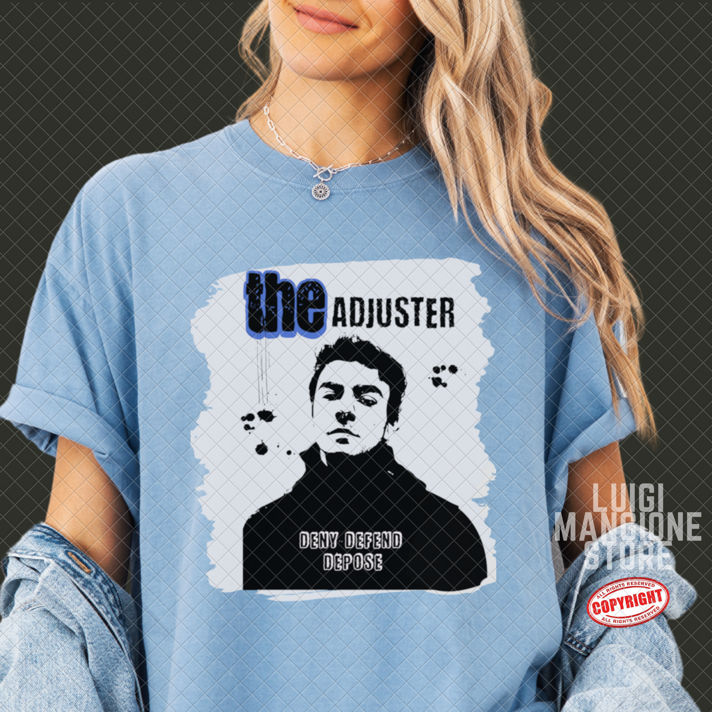 T-shirt Luigi Mangione - T-shirt unisex Comfort Colors