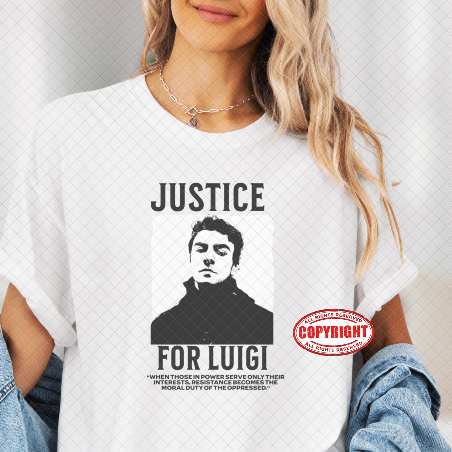T-shirt Luigi Mangione - T-shirt unisex Premium Comfort Colors