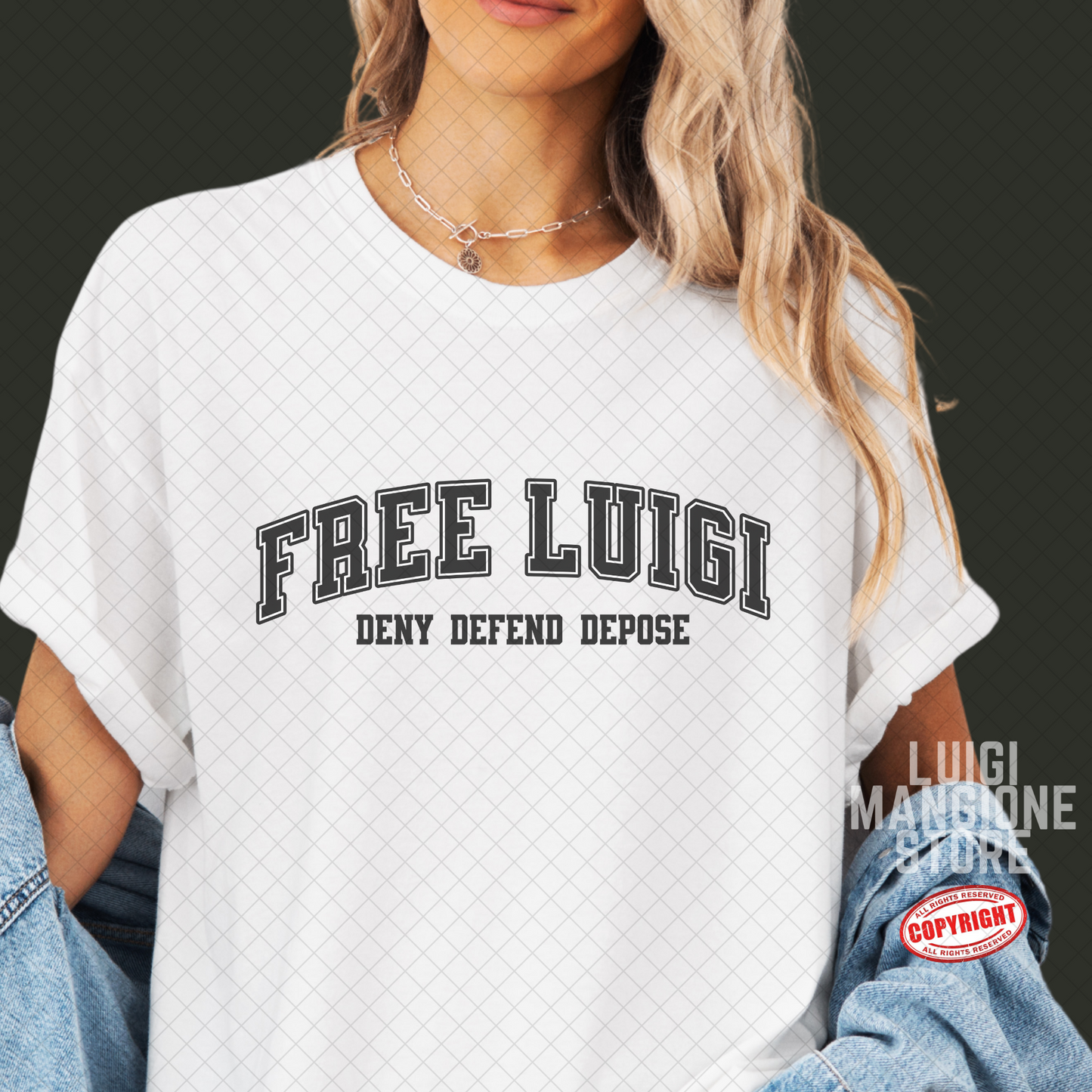 T-shirt Luigi Mangione - T-shirt unisex Premium Comfort Colors