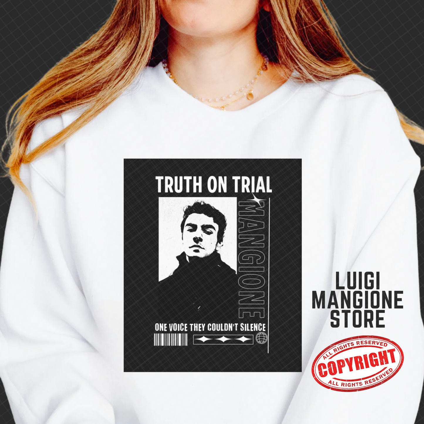 Sweat-shirt Luigi Mangione
