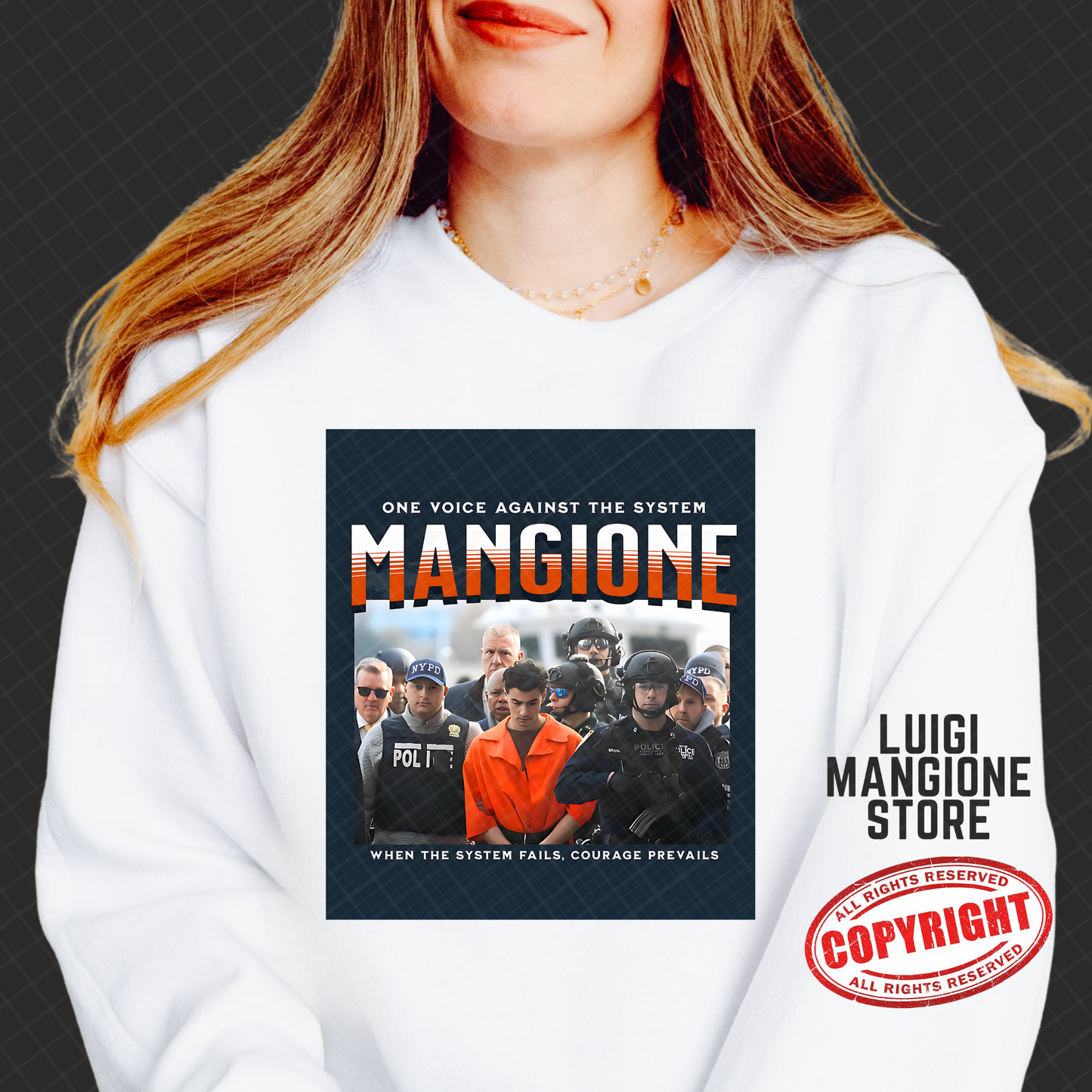 Felpa Luigi Mangione
