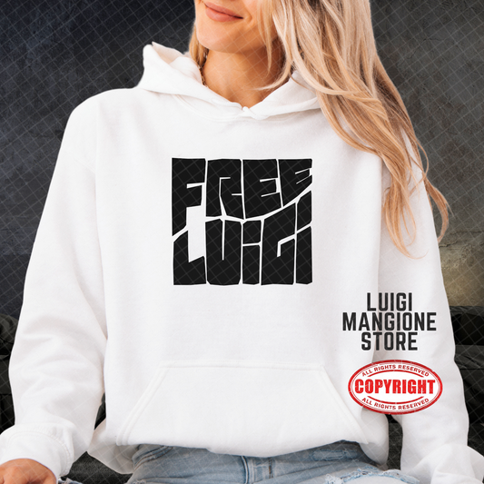 Felpa con cappuccio Luigi Mangione