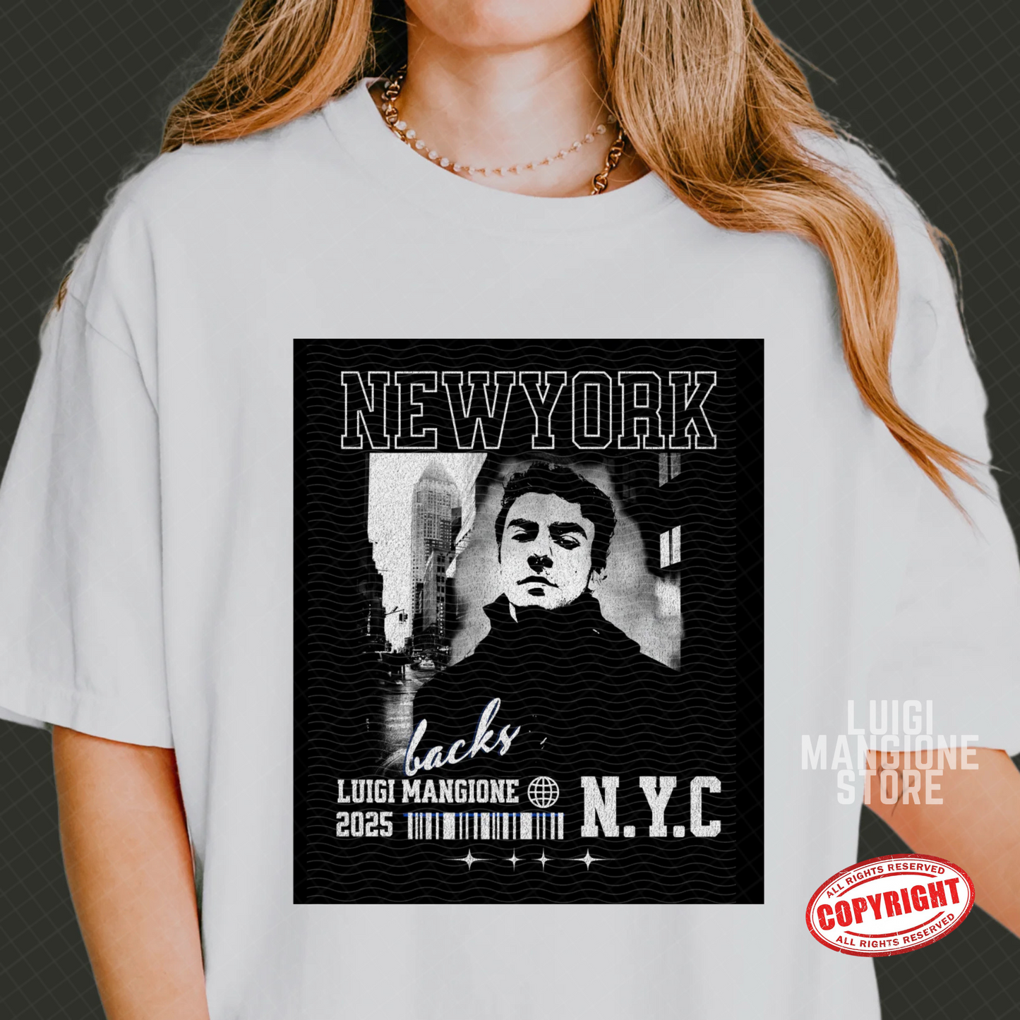 T-shirt Luigi Mangione - T-shirt unisex Premium Comfort Colors