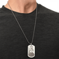 Collana con targhetta per cani incisa Luigi Mangione