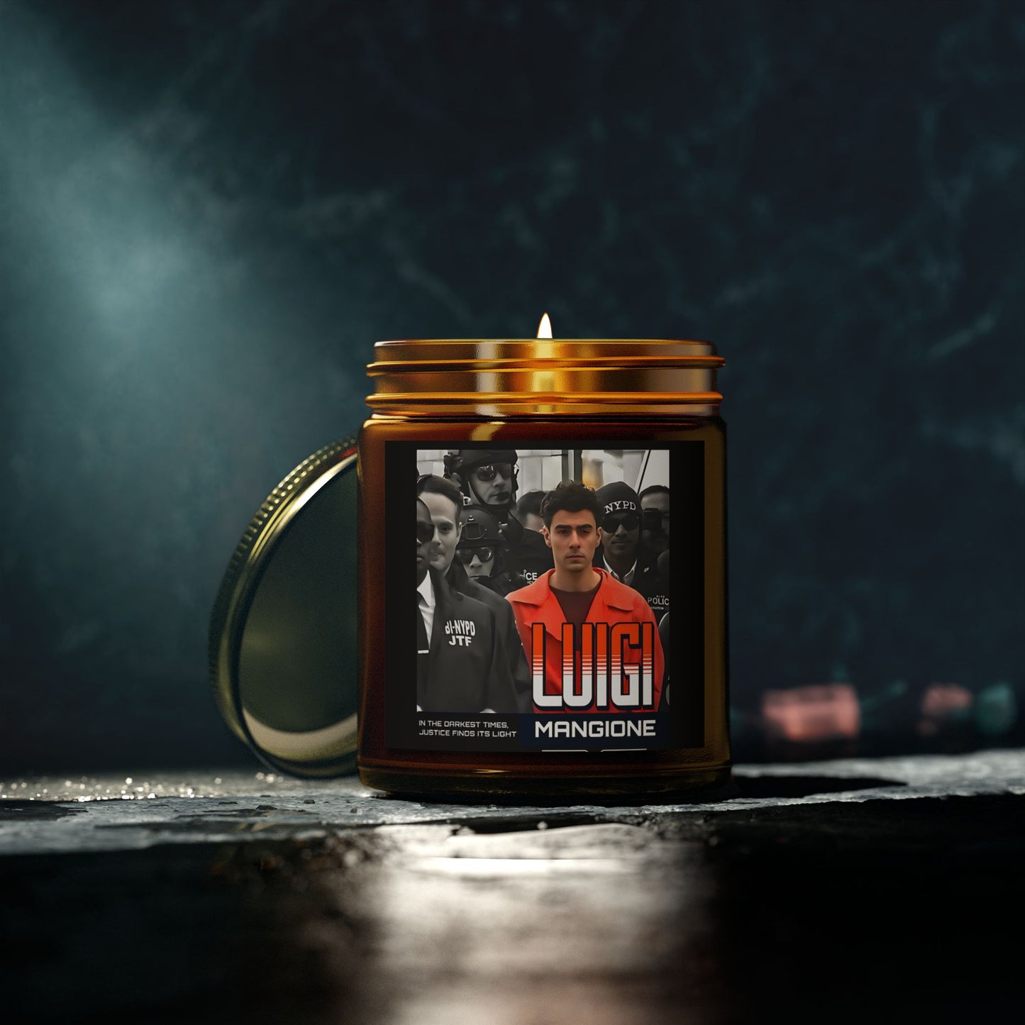 Luigi Mangione Candle