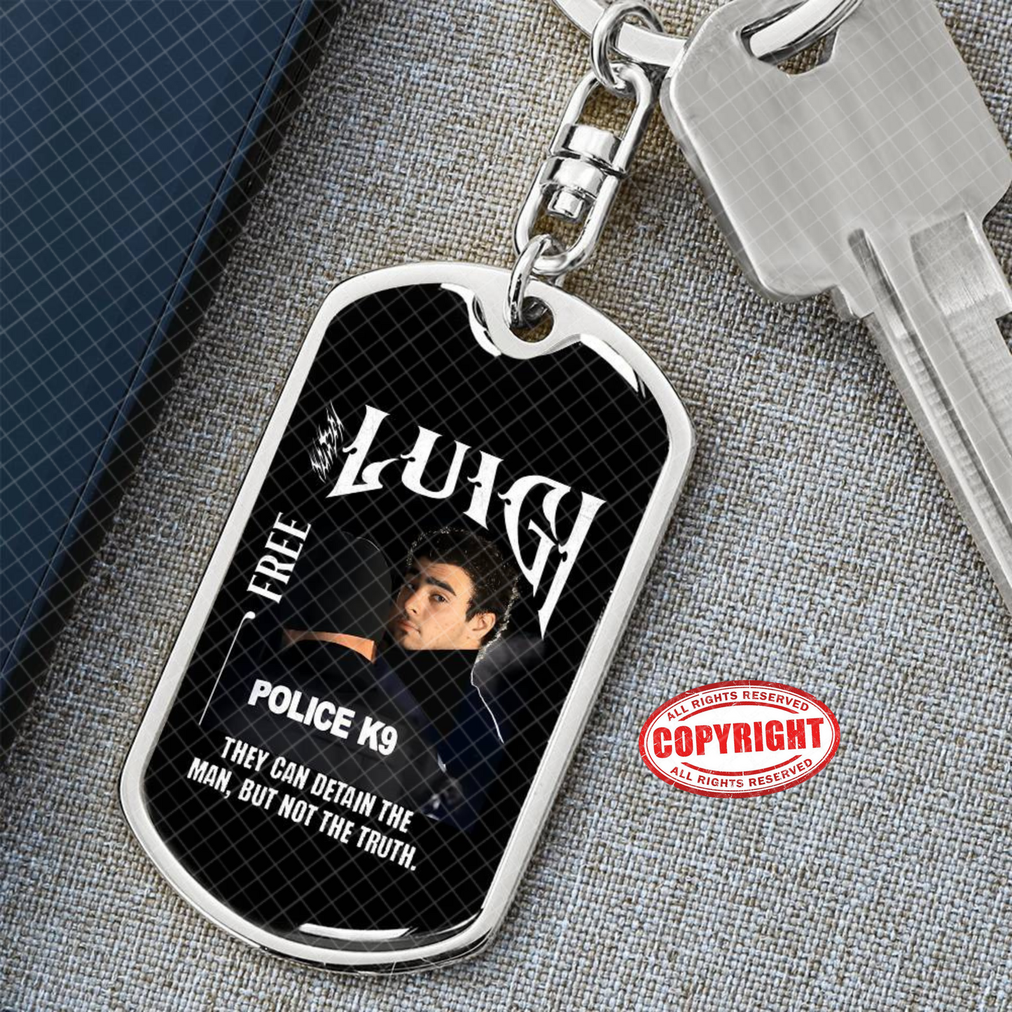 Luigi Mangione Keychain