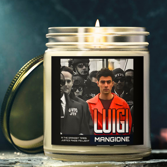 Luigi Mangione Candle