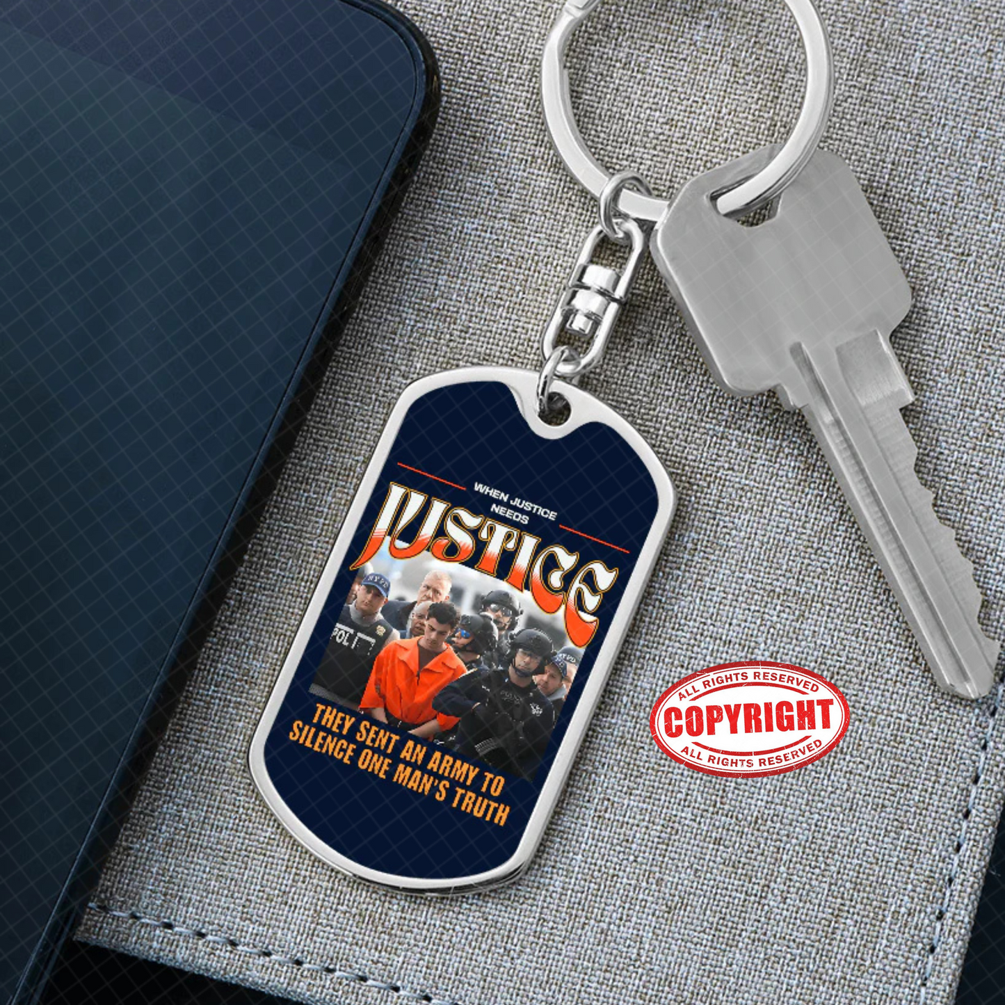 Luigi Mangione Keychain