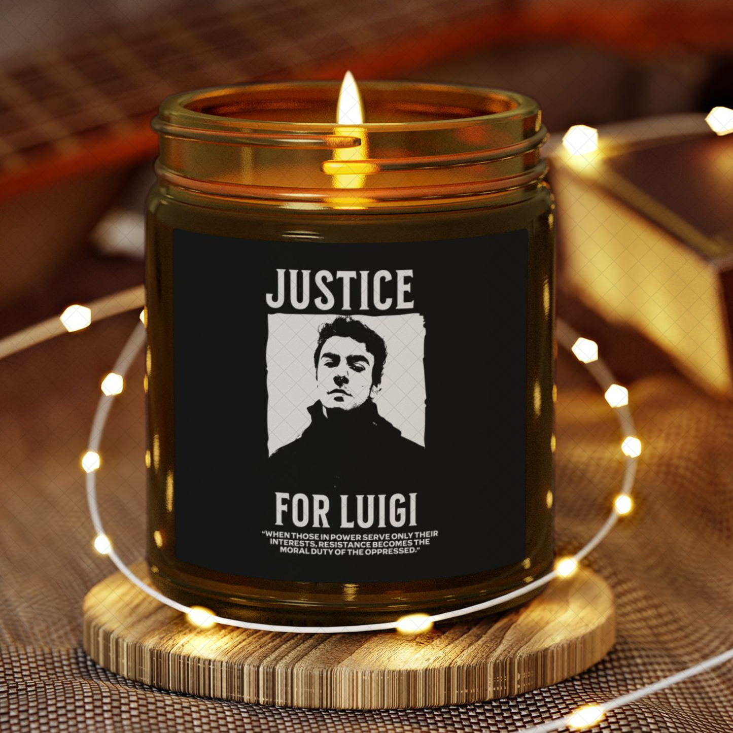 Vela Luigi Mangione - Vela perfumada de soja y coco