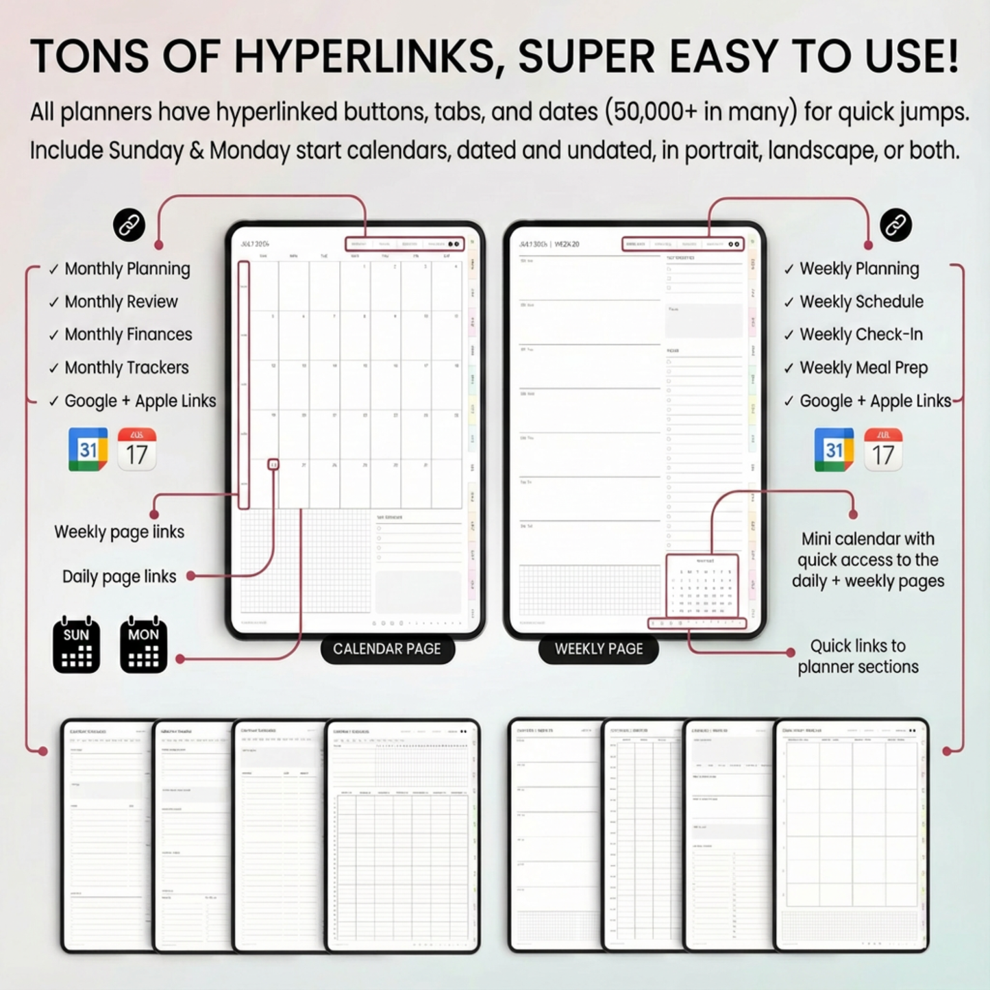 2026 Luigi Mangione Digital Daily Planner & Journal (Hyperlinked PDF – 750+ Pages)