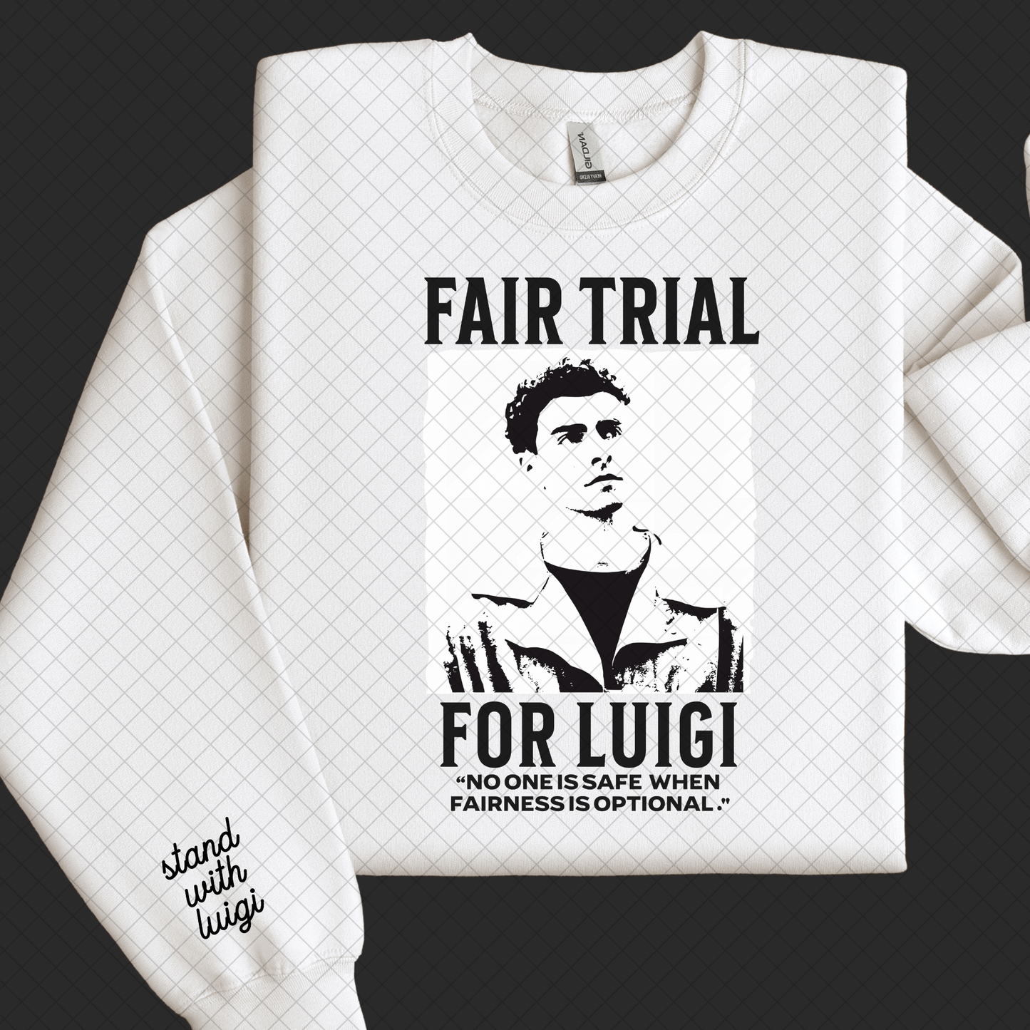 Luigi Mangione Sweatshirt - Gildan Unisex Sweatshirt