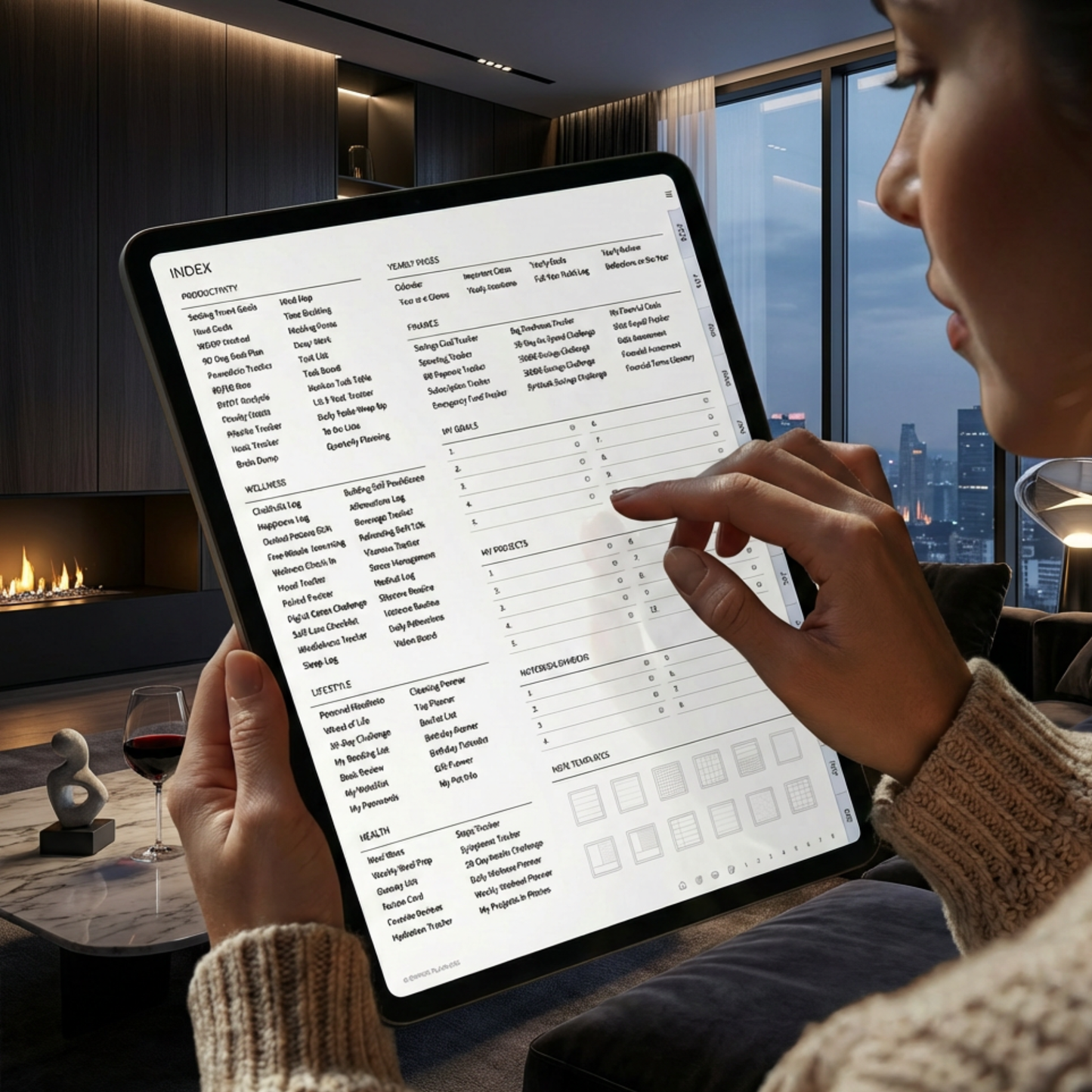 2026 Superhero Luigi Mangione Digital Daily Planner & Journal