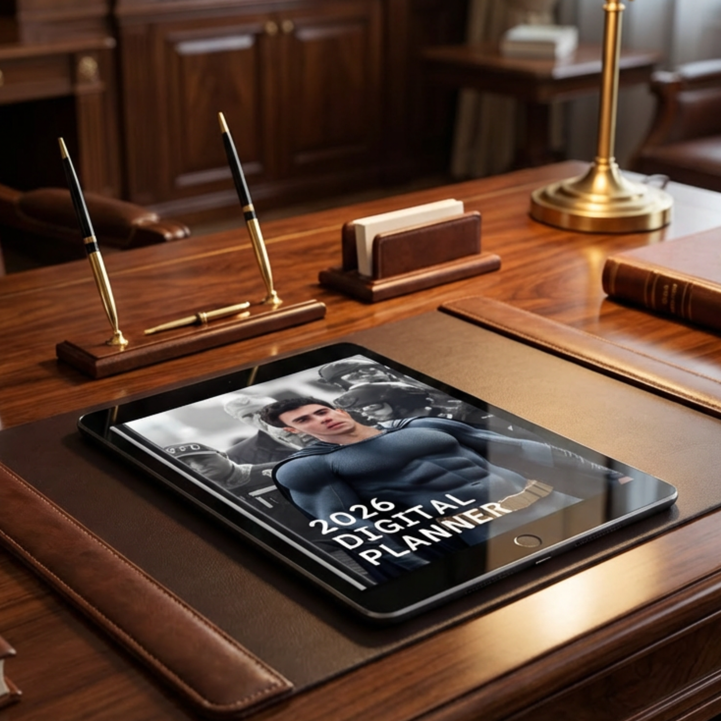 2026 Superhero Luigi Mangione Digital Daily Planner & Journal