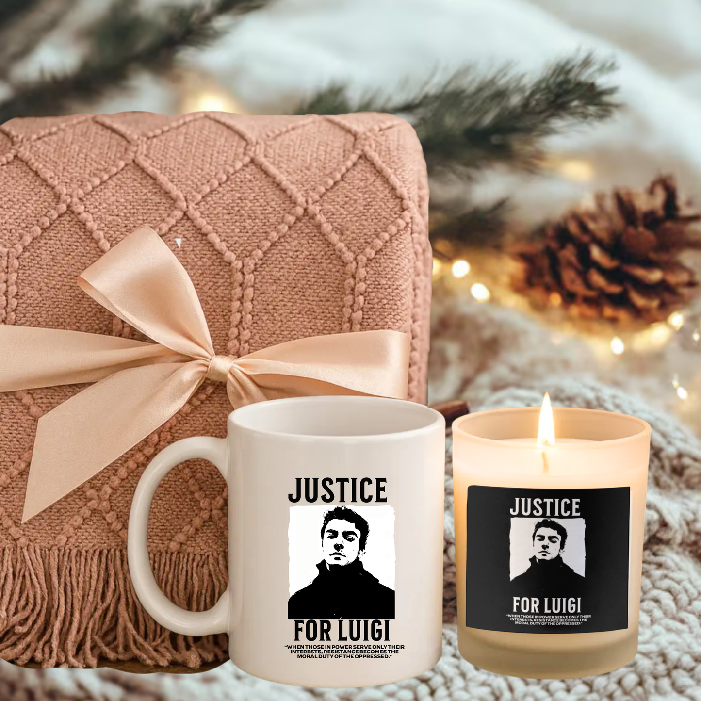 Vela Luigi Mangione - Vela perfumada de soja y coco