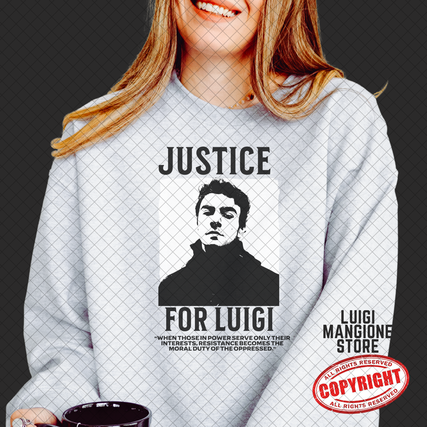 Luigi Mangione Sweatshirt - Gildan Sweatshirt