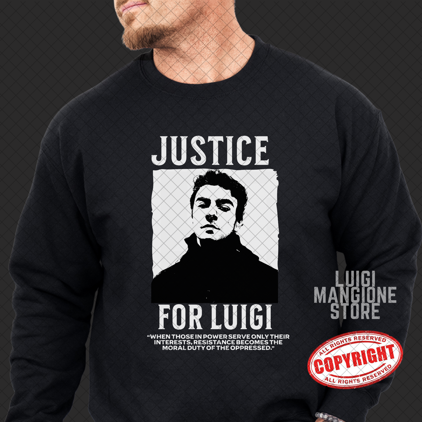 Luigi Mangione Sweatshirt - Gildan Sweatshirt