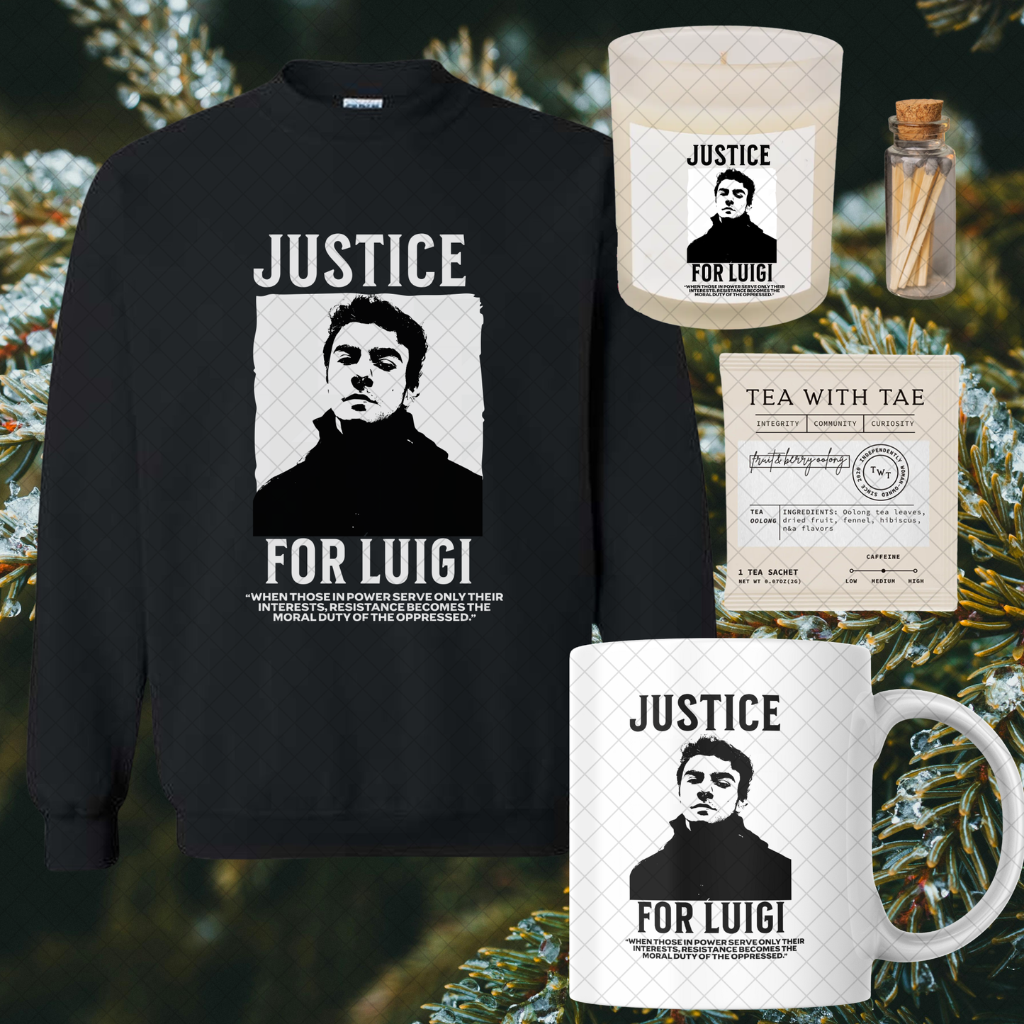 Vela Luigi Mangione - Vela perfumada de soja y coco