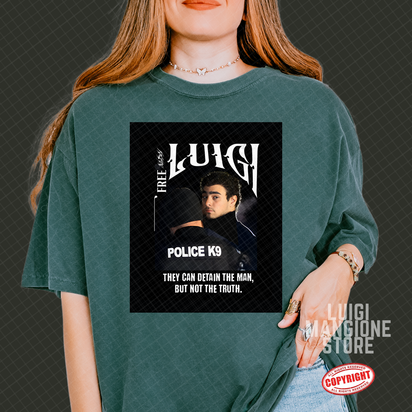 Luigi Mangione T-shirt - Premium Comfort Colors Unisex T-shirt