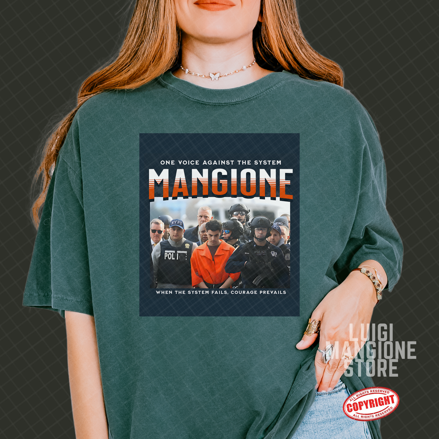 Luigi Mangione T-shirt - Premium Comfort Colors Unisex T-shirt