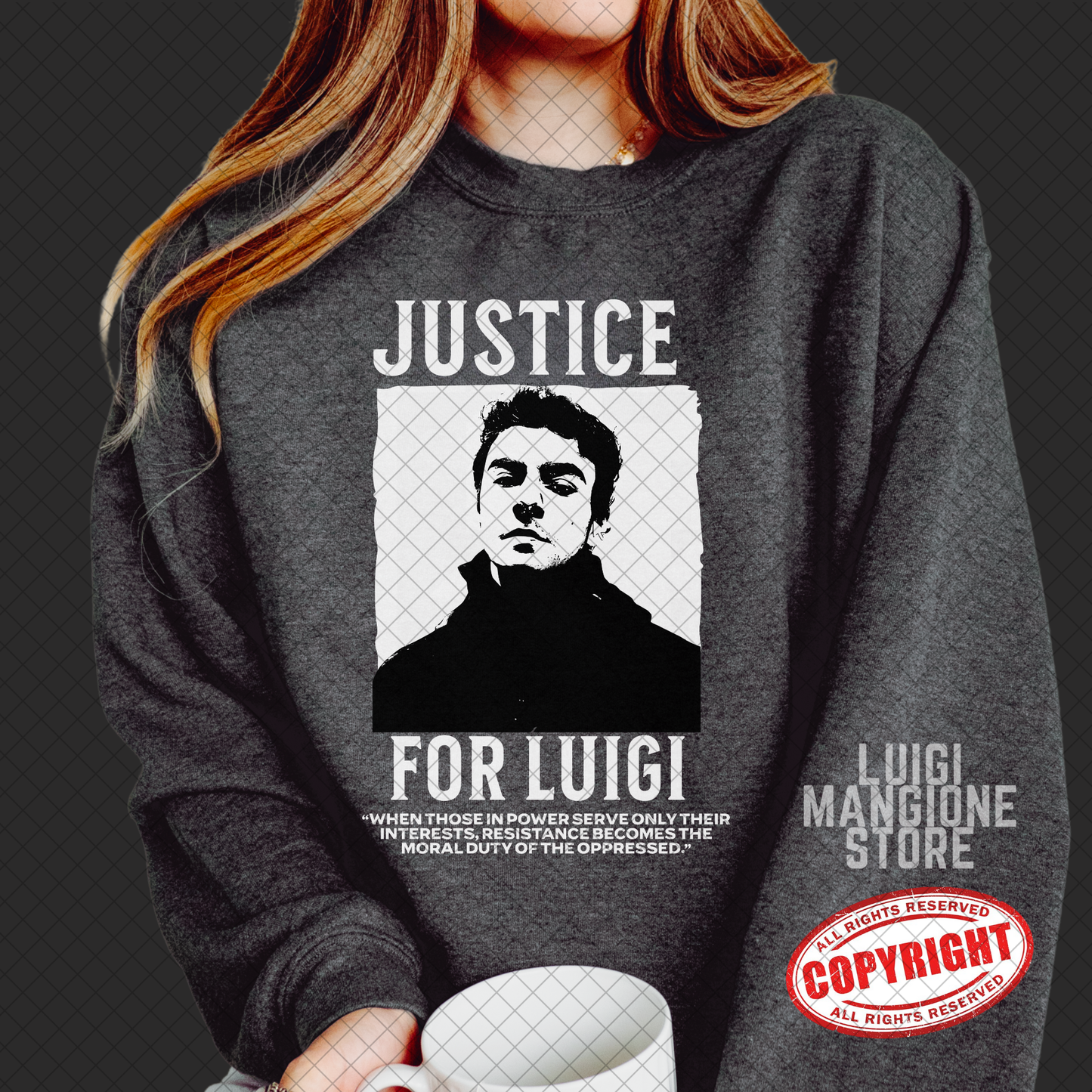 Luigi Mangione Sweatshirt - Gildan Sweatshirt