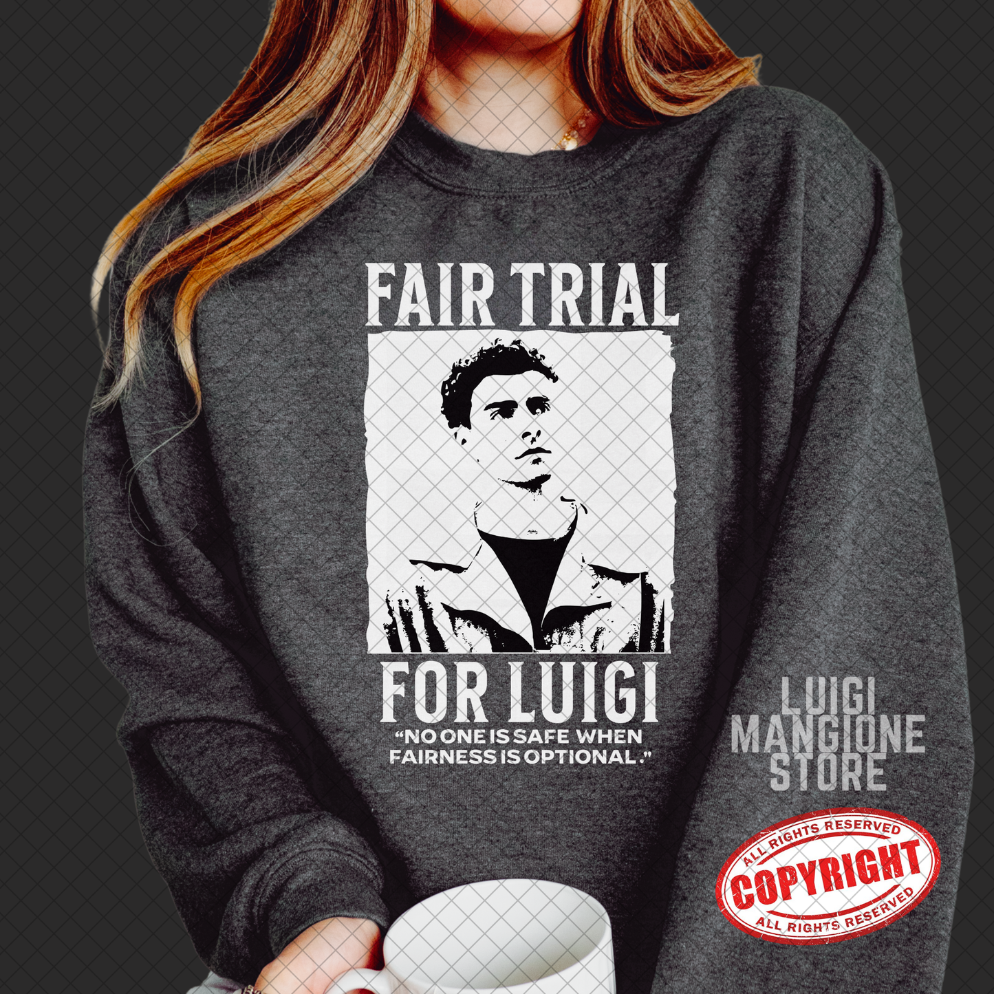 Luigi Mangione Sweatshirt - Gildan Unisex Sweatshirt