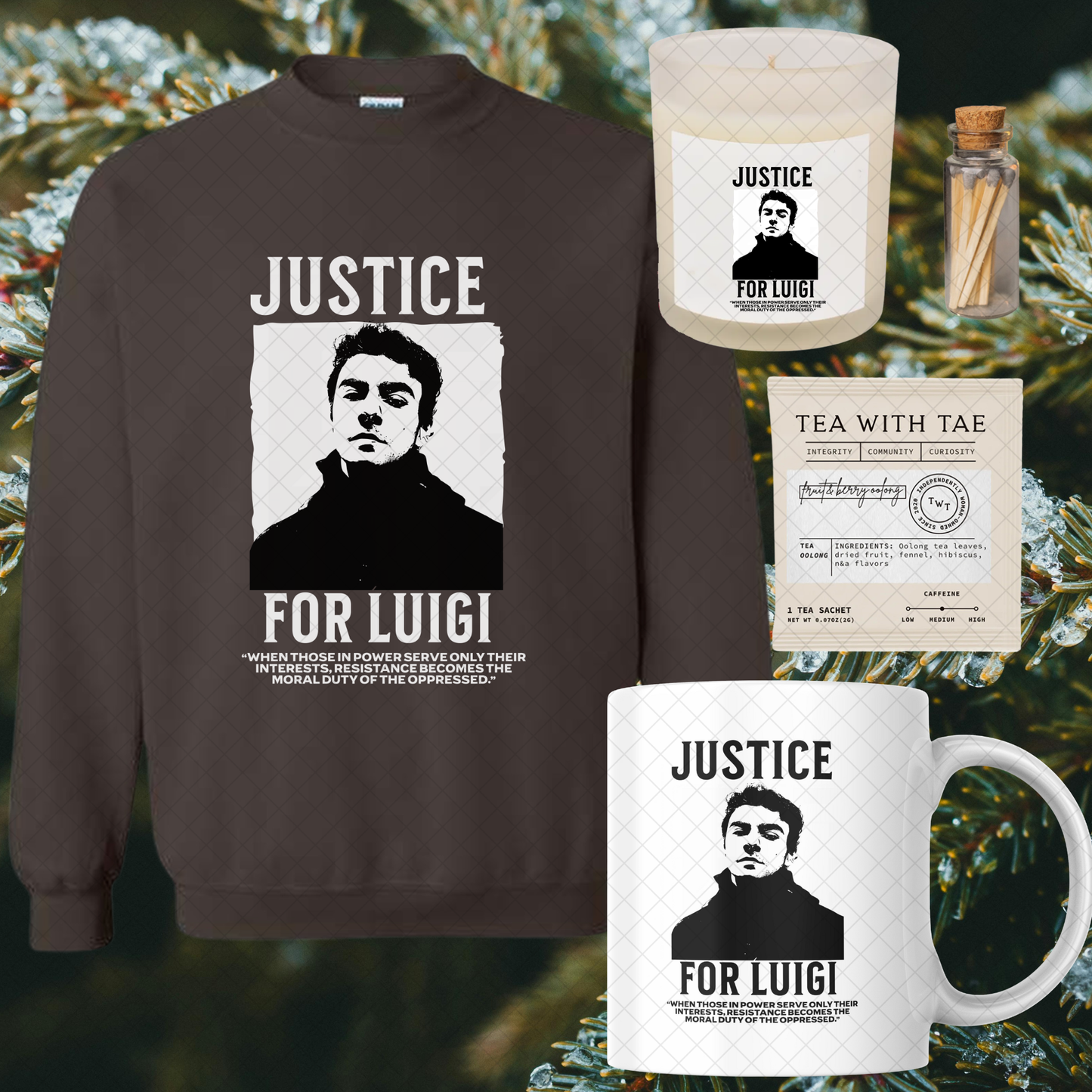 Vela Luigi Mangione - Vela perfumada de soja y coco