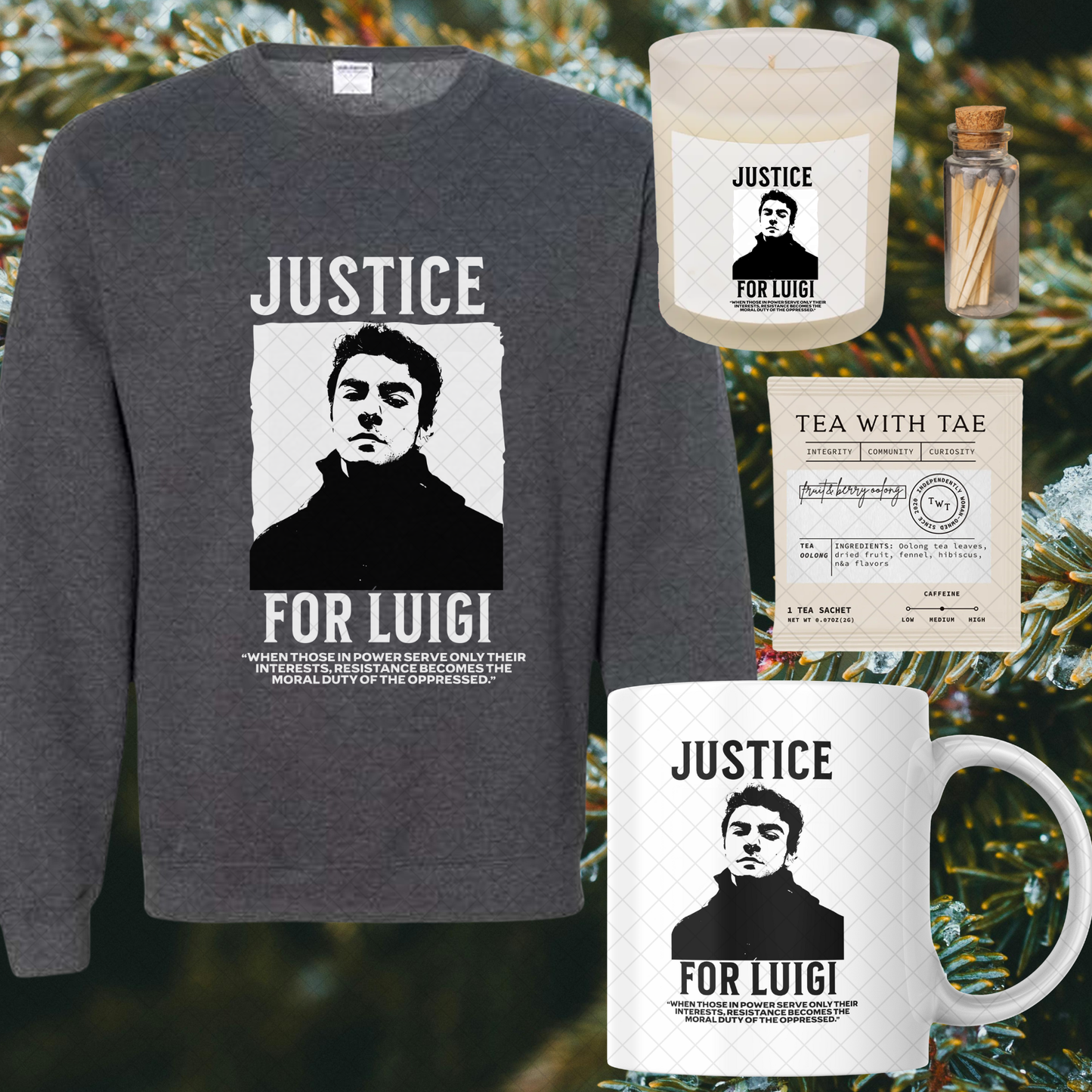 Vela Luigi Mangione - Vela perfumada de soja y coco