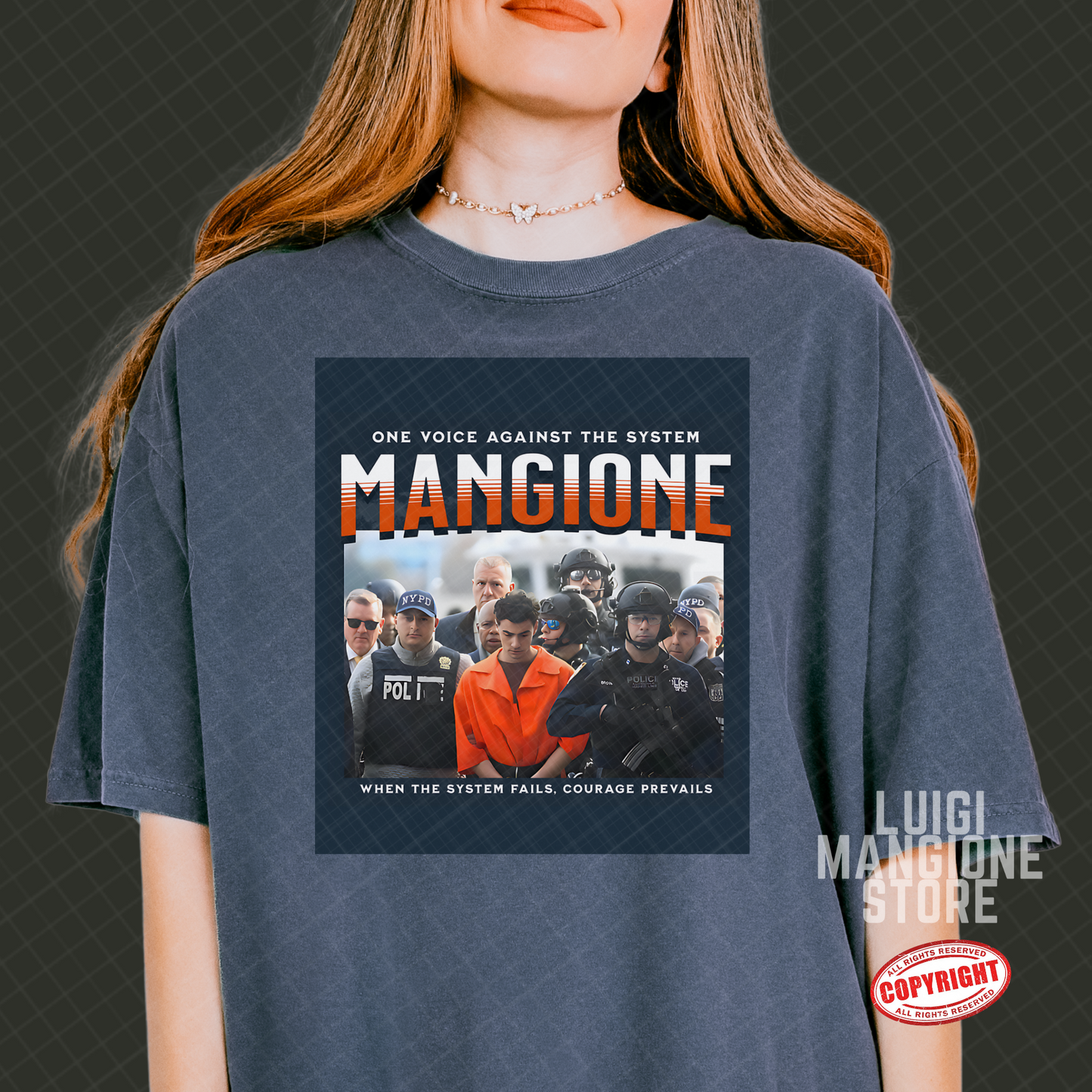 Luigi Mangione T-shirt - Premium Comfort Colors Unisex T-shirt