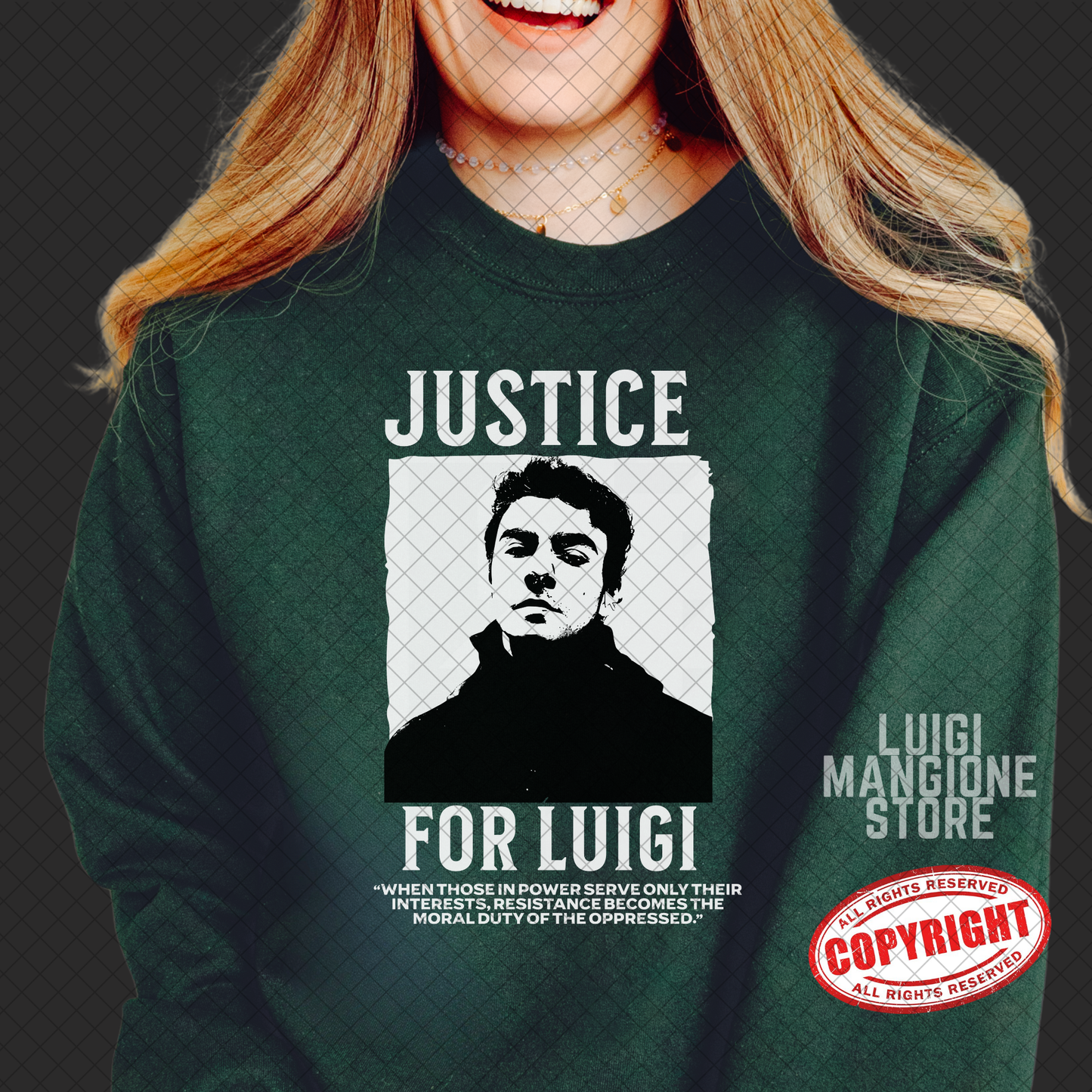 Luigi Mangione Sweatshirt - Gildan Sweatshirt