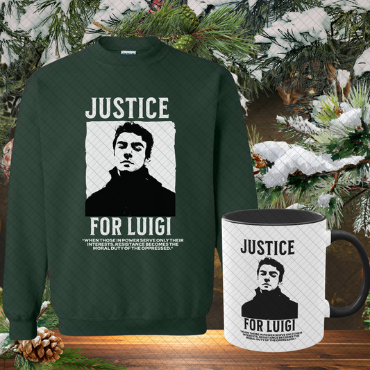 Luigi Mangione Cozy Gift Set (Sweatshirt + Mug)