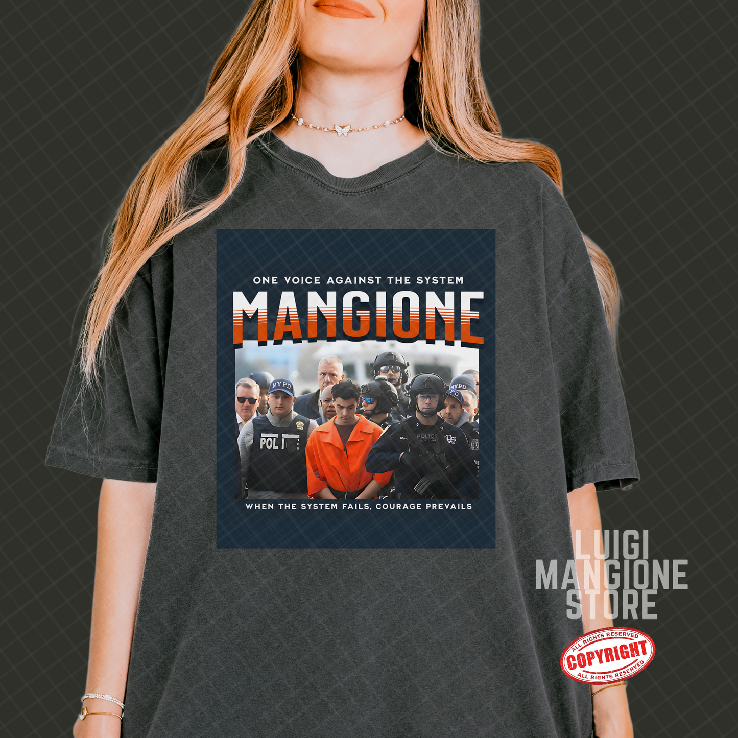 Luigi Mangione T-shirt - Premium Comfort Colors Unisex T-shirt