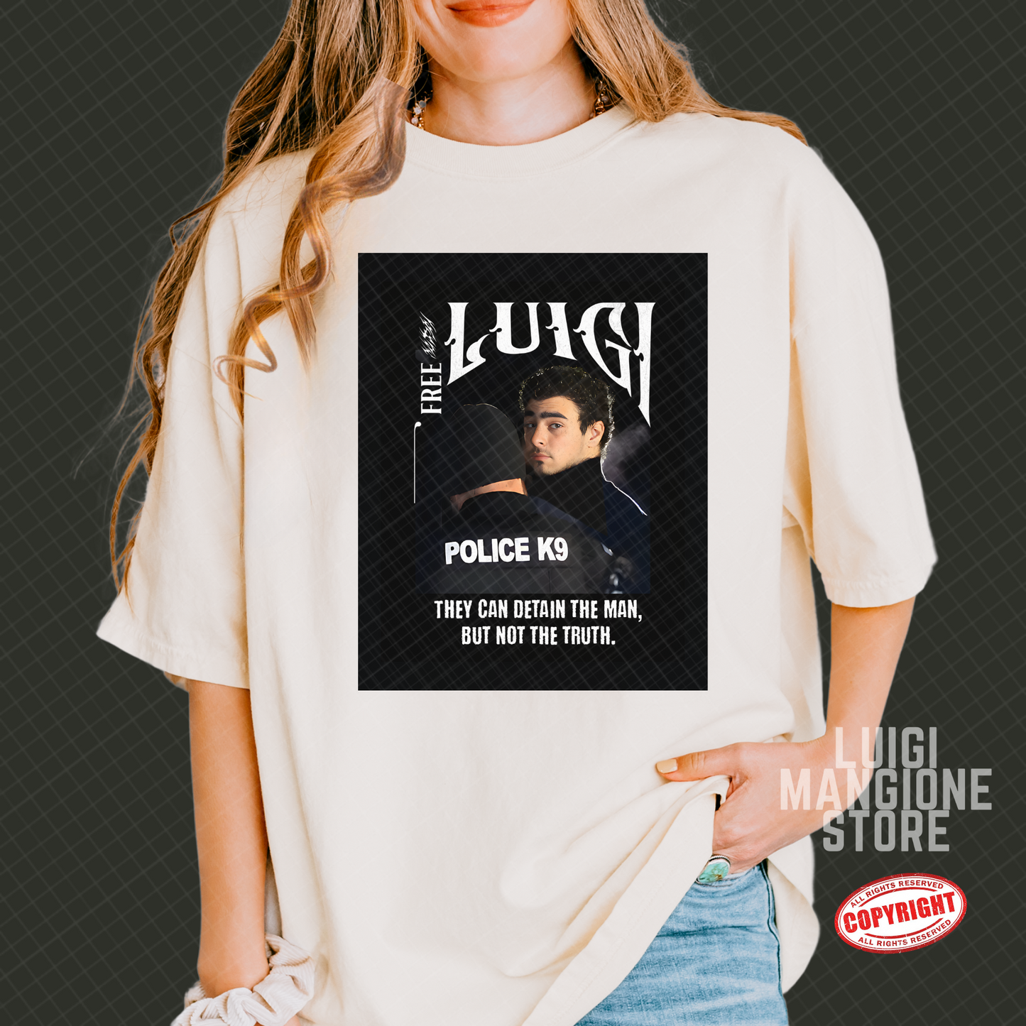 Luigi Mangione T-shirt - Premium Comfort Colors Unisex T-shirt