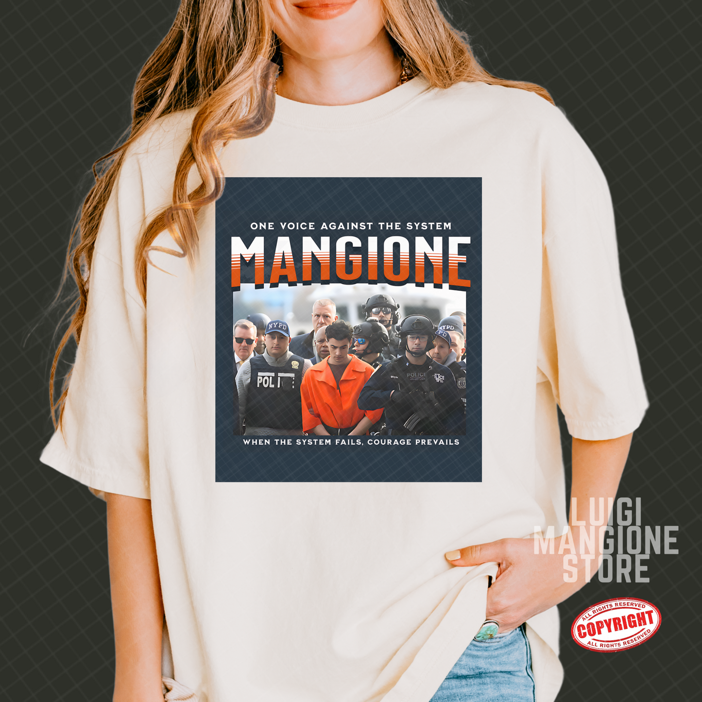 Luigi Mangione T-shirt - Premium Comfort Colors Unisex T-shirt